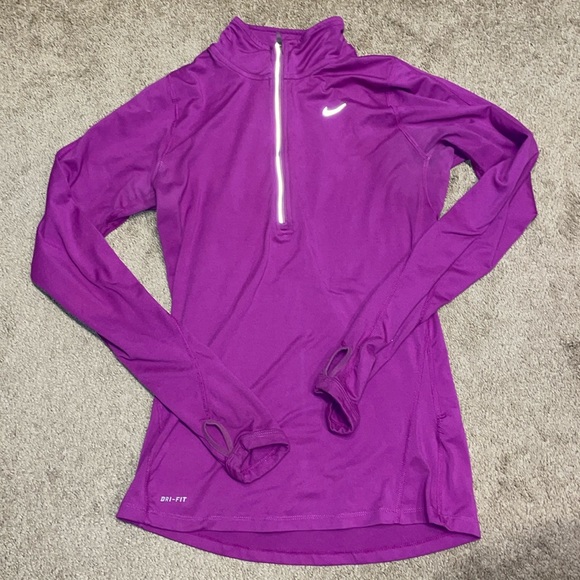 Nike Tops - nike running dri fit quarter zip